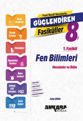 8. Sınıf Fen Bilimleri Güçlendiren 1. Fasikül | Ankara Yayıncılık (İnce Kapak)