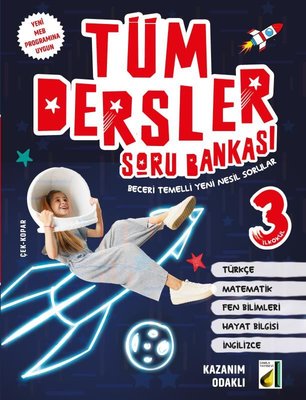 Tüm Dersler Soru Bankası - 3 | Damla Yayınevi (İnce Kapak)