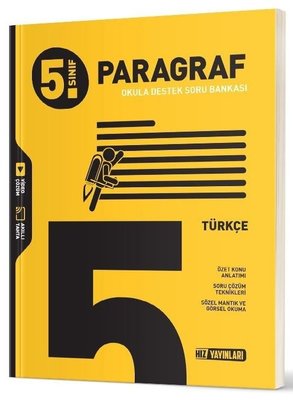 5. Sınıf Türkçe Paragraf Soru Bankası | Hız Yayınları (İnce Kapak)