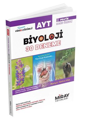 AYT Biyoloji 30 Deneme | Miray Yayınları (İnce Kapak)