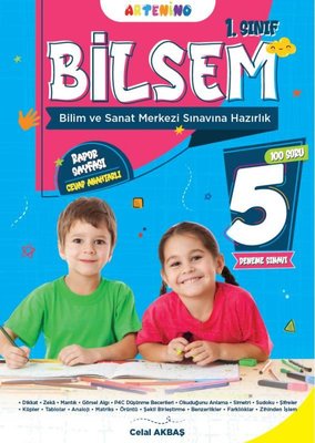 1. Sınıf 2025 Bilsem Sınavına Hazırlık 5'li Deneme Sınavı | Artenino Yayıncılık (İnce Kapak)
