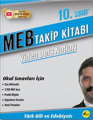 10. Sınıf Türk Dili ve Edebiyatı MEB Takip Kitabı | Rüştü Hoca (İnce Kapak)
