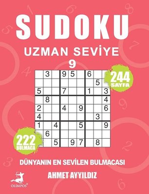 Sudoku Uzman Seviye 9 | Olimpos Yayınları (İnce Kapak)