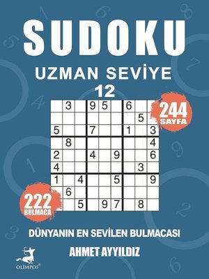 Sudoku Uzman Seviye 12 | Olimpos Yayınları (İnce Kapak)