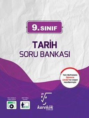 9 .Sınıf Tarih Soru Bankası | Karekök Eğitim Yayın (İnce Kapak)
