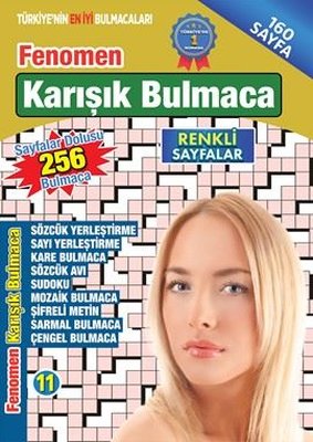 Fenomen Karışık Bulmaca - 11 | Maxı Yayıncılık (İnce Kapak)