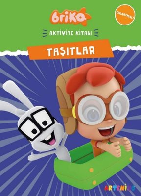 Briko Taşıtlar - Çıkartmalı Aktivite Kitabı | Artenino Yayıncılık (İnce Kapak)