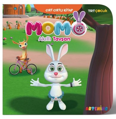 TRT Çocuk - Momo Akıllı Tavşan - Cırt Cırtlı Kitap | Artenino Yayıncılık (İnce Kapak)