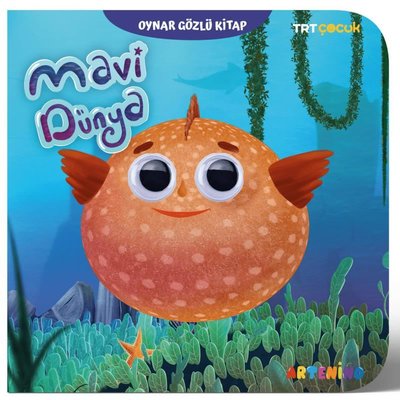 TRT Çocuk - Mavi Dünya - Oynar Gözlü Kitap | Artenino Yayıncılık (İnce Kapak)