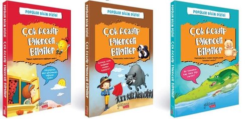 Çok Acayip Eğlenceli Bilgiler Seti 2 - 3 Kitap Takım | Yakamoz Yayınları (İnce Kapak )