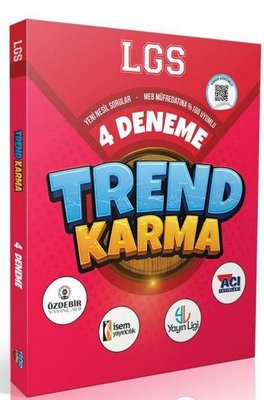 Trend Karma LGS 4 Deneme | Liderler Karması (İnce Kapak )