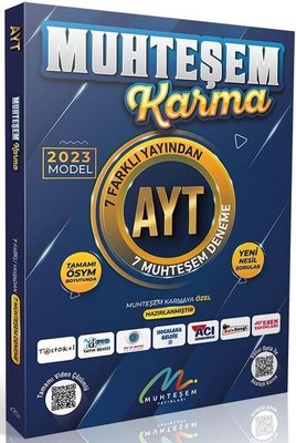 Muhteşem Karma AYT 7'li Deneme Seti | Muhteşem Yayınları (İnce Kapak )