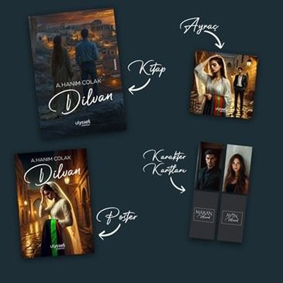 Dilvan - Karakter Kartları ve Poster Hediyeli | Ulysses Yayınları (İnce Kapak )