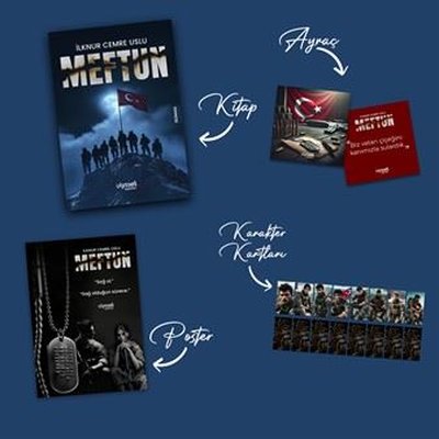 Meftun - Karakter Kartları ve Poster Hediyeli | Ulysses Yayınları (İnce Kapak )