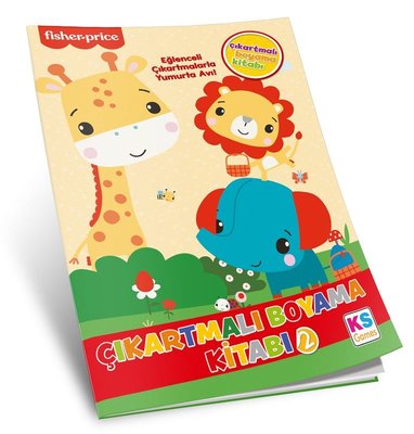 Fisher Price Coloring Sticker Book 2 Yumurta Avı | Ks Games (İnce Kapak )