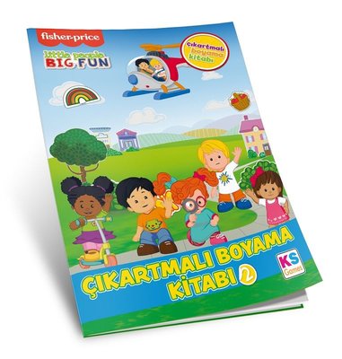 Little People Coloring Sticker Book 2 | Ks Games (İnce Kapak )