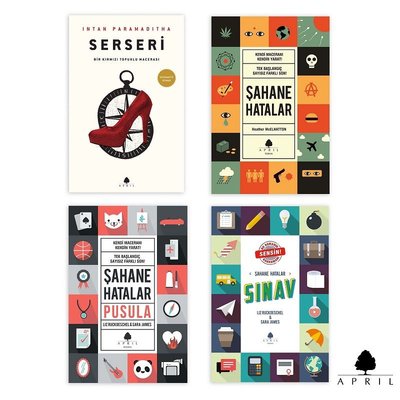 April İnteraktif Seti - 4 Kitap Takım | April Yayıncılık (İnce Kapak )