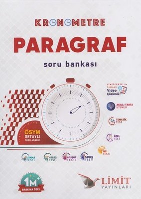 Kronometre Paragraf Soru Bankası 1M Baskıya Özel | Limit Yayınları (İnce Kapak)