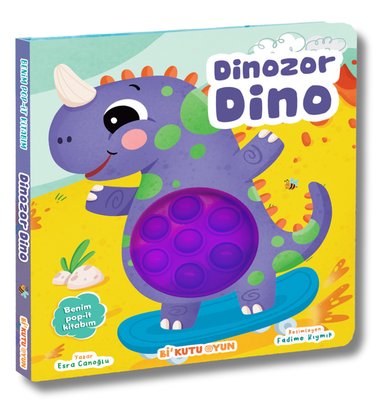Dinozor Dino - Benim Pop-it Kitabım | Bi Kutu Oyun Yayınevi (İnce Kapak)