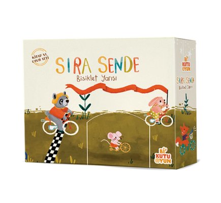 Sıra Sende-Bisiklet Yarışı - Kitap ve Oyun Seti | Bi Kutu Oyun Yayınevi (İnce Kapak)