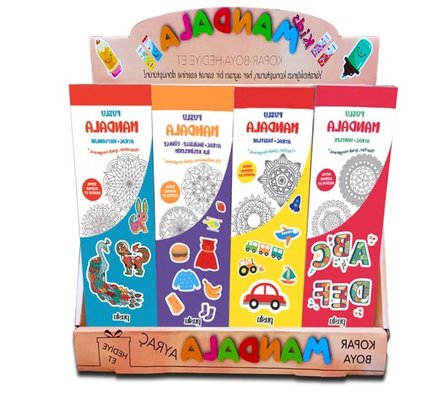Çocuk Mandala Ayraç Seti | Puslu Yayıncılık (İnce Kapak)