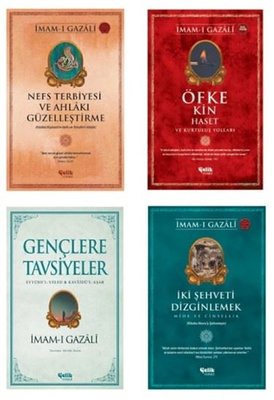 İmam Gazali Nefs Terbiyesi Seti - 4 Kitap Takım | Çelik Yayınevi (İnce Kapak)