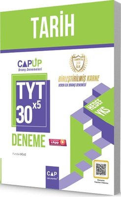 TYT Tarih 30 X 5 Up Deneme | Çap Yayınları (İnce Kapak)