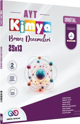 AYT Kimya 25 X 13 Branş Denemeleri | Orbital yayınları (İnce Kapak)