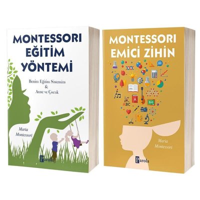 Montessori Serisi Seti - 2 Kitap Takım | Parola Yayınları (İnce Kapak)