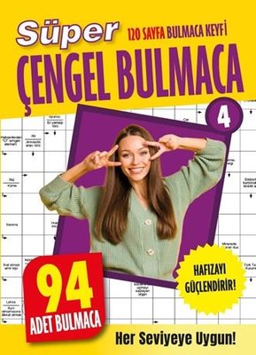 Süper Çengel Bulmaca 4 | Dokuz Yayınları (İnce Kapak)