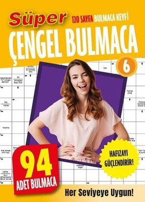 Süper Çengel Bulmaca 6 | Dokuz Yayınları (İnce Kapak)