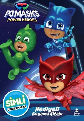 Pjmasks Power Heroes - Simli ve Hediyeli Boyama Kitabı | Doğan Çocuk (İnce Kapak)