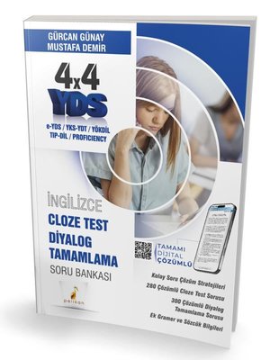 YDS İngilizce 4x4 Cloze Test Diyalog Tamamlama Soru Bankası | Pelikan Yayınları (İnce Kapak)