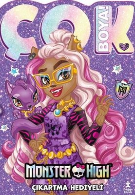 Monster High - Çok Boya! Çıkartma Hediyeli | Doğan Çocuk (İnce Kapak)