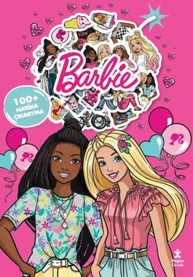 Barbie Boyama Kitabı Çıkartma Bombası 100 + Harika Çıkartma | Doğan Çocuk (İnce Kapak)