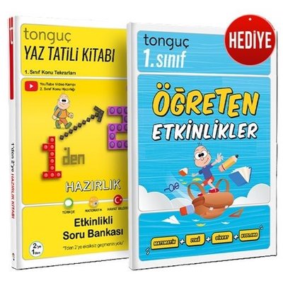 1'den 2'ye Hazırlık Kitabı | Tonguç Akademi (İnce Kapak)