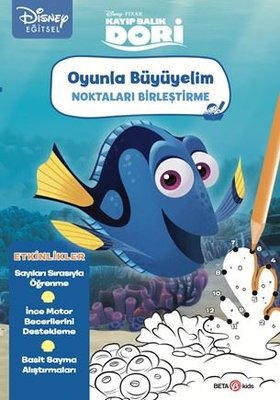 Disney Pixar Kayıp Balık Dori - Oyunla Büyüyelim - Noktaları Birleştirme - Etkinlikler | Beta Kids (İnce Kapak)