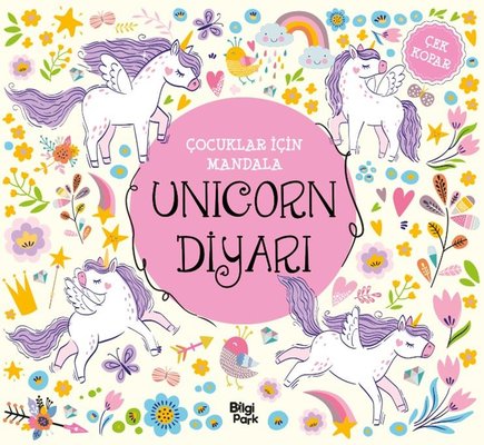Unicorn Diyarı - Çocuklar İçin Mandala | Bilgi Park Yayınları (İnce Kapak)