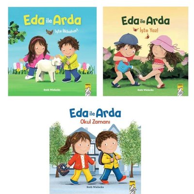 Eda İle Arda Konuşma Seti - 3 Kitap Takım | Mirket Yayınları (İnce Kapak)