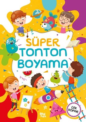 Süper Tonton Boyama Kitabı | Kolektif (İnce Kapak)