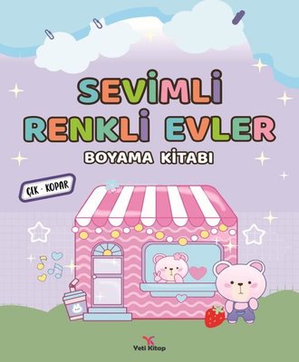 Sevimli Renkli Evler Boyama Kitabı | Kolektif (İnce Kapak)