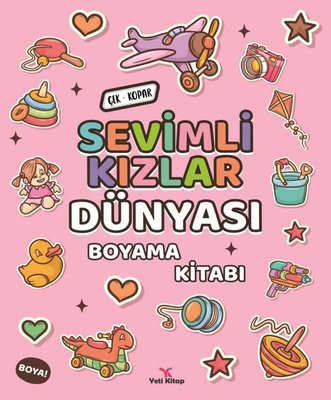 Sevimli Kızlar Dünyası Boyama Kitabı | Kolektif (İnce Kapak)
