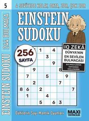 Einstein Sudoku 5 | Maxi Yayıncılık (İnce Kapak)