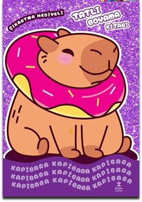 Kapibara - Tatlı Boyama Kitabı | Doğan Çocuk (İnce Kapak)