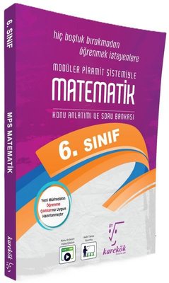 6. Sınıf Matematik Mps (Modüler Piramit Sistemi) | Karekök Eğitim Yayın (İnce Kapak)
