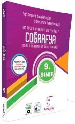 9. Sınıf Coğrafya Mps (Modüler Piramit Sistemi) | Karekök Eğitim Yayın (İnce Kapak)