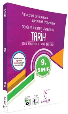 9.  Sınıf Tarih Mps (Modüler Piramit Sistemi) | Karekök Eğitim Yayın (İnce Kapak)