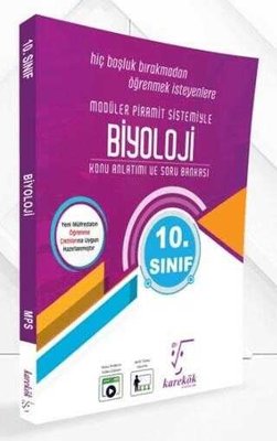 10. Sınıf Biyoloji Mps (Modüler Piramit Sistemi) | Karekök Eğitim Yayın (İnce Kapak)