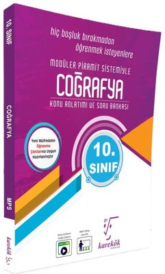 10. Sınıf Coğrafya Mps (Modüler Piramit Sistemi) | Karekök Eğitim Yayın (İnce Kapak)