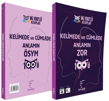 Kelimede ve Cümlede Anlamın İki 100'ü | Karekök Eğitim Yayın (İnce Kapak)